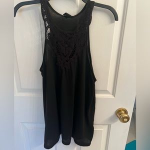 H & M Lacy Black Tank NWT Size M